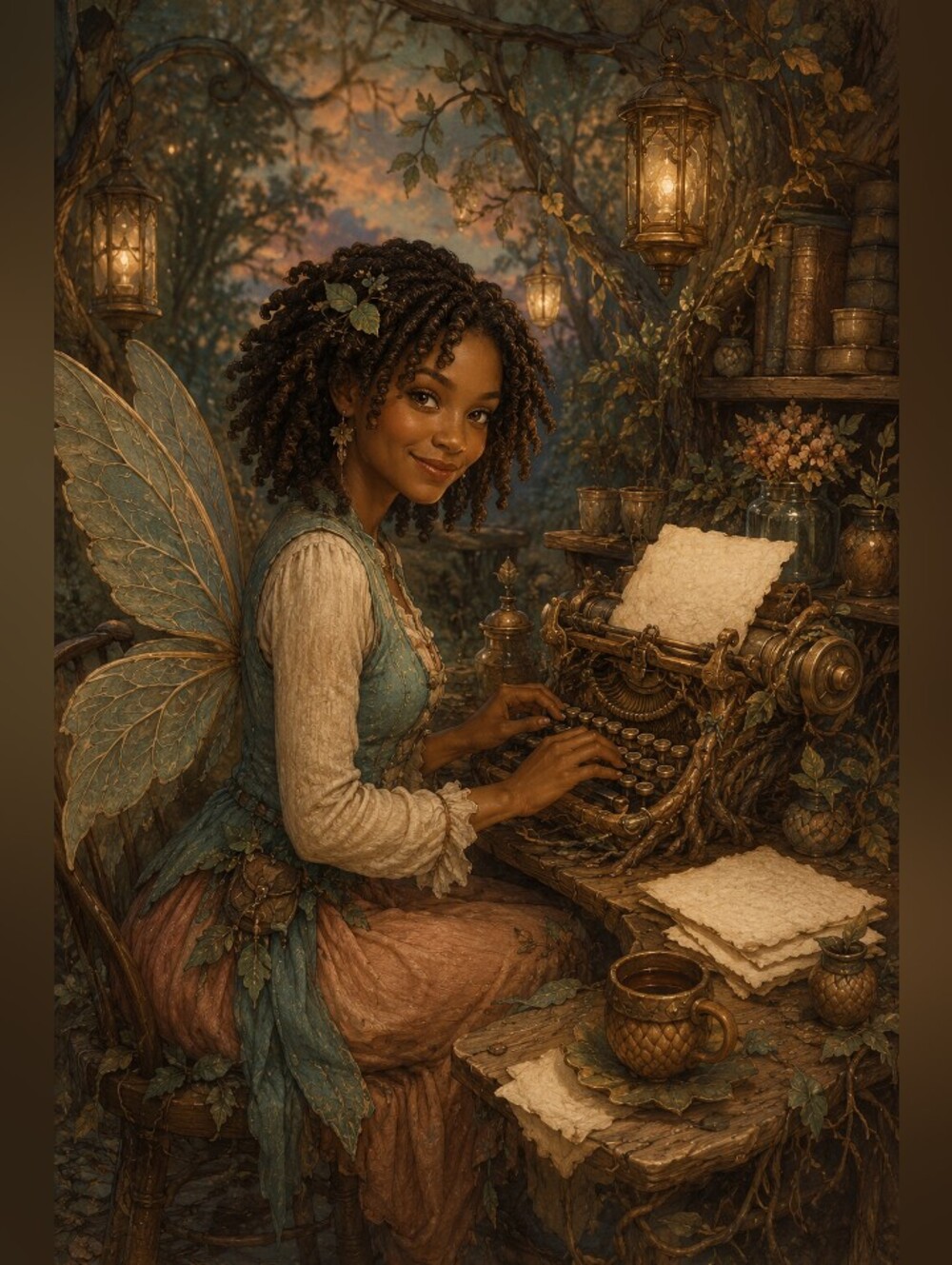8pc=BEAUTIFUL BLACK Fairy IMAGE PRINTS SPECIAL. - Picture 4 of 8